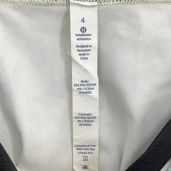 Lululemon Size 4 Pretty Plume Angel Wing Black Wunder Under Pant SE Dance M20-4 - Picture 4 of 7